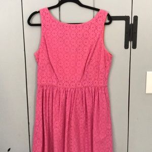 Lilly Pulitzer pink lace Aleesa dress